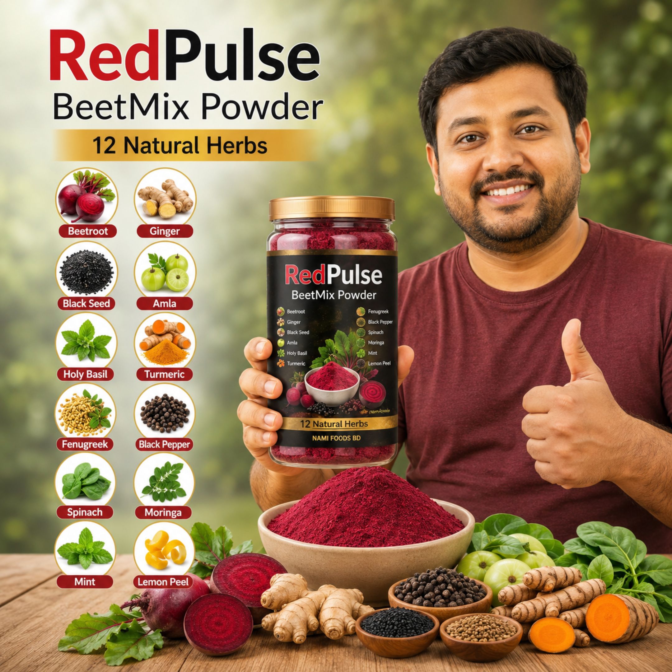 RedPulse BeetMix Powder (100% Pure & Natural) - Image 5